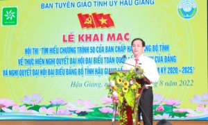 Hậu Giang đẩy mạnh tuyên truyền Nghị quyết Đại hội lần thứ XIII của Đảng và Nghị quyết Đại hội đại biểu Đảng bộ tỉnh lần thứ XIV, nhiệm kỳ 2020-2025 bằng hình thức sân khấu hóa